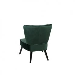 Beliani Fauteuils Fauteuil En Velours Vert -Fauteuils, poufs et repose-pieds Soldes fauteuil en velours vert 4