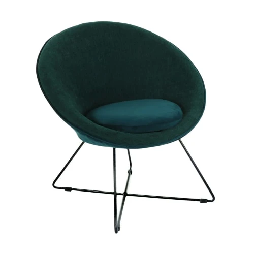 Pomax Fauteuils Fauteuil En Velours Vert émeraude 1 Pomax Fauteuils Fauteuil En Velours Vert émeraude