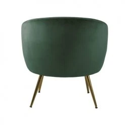 Maisons Du Monde Fauteuils Fauteuil En Velours Vert Forêt -Fauteuils, poufs et repose-pieds Soldes fauteuil en velours vert foret 1000 1 31 209951 3
