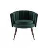 Potiron Paris Fauteuils Fauteuil En Velours Vert Forêt