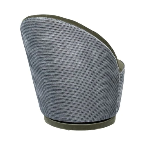 Dutchbone Fauteuils Fauteuil En Velours Vert Kaki 5 Dutchbone Fauteuils Fauteuil En Velours Vert Kaki – Image 5