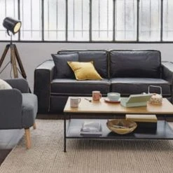 Maisons Du Monde Fauteuils Fauteuil Gris Anthracite -Fauteuils, poufs et repose-pieds Soldes fauteuil gris anthracite 1000 3 3 175647 10