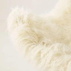 Maisons Du Monde Fauteuils Fauteuil Imitation Fourrure Ivoire -Fauteuils, poufs et repose-pieds Soldes fauteuil imitation fourrure ivoire 1000 14 4 186062 3