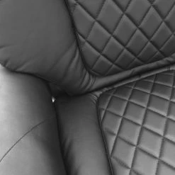 MOYCOR Fauteuils Fauteuil Inclinable Avec Repose Pieds En Fer Noir -Fauteuils, poufs et repose-pieds Soldes fauteuil inclinable avec repose pieds en fer noir 5