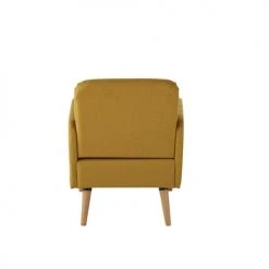 Maisons Du Monde Fauteuils Fauteuil Jaune Et Hêtre -Fauteuils, poufs et repose-pieds Soldes fauteuil jaune et hetre 1000 5 20 209530 3