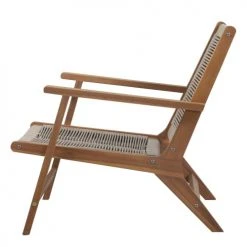 Baita Fauteuils Fauteuil Lounge En Bimatière 1 Place Naturel -Fauteuils, poufs et repose-pieds Soldes fauteuil lounge en bimatiere 1 place naturel 4