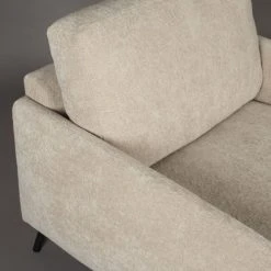 Dutchbone Fauteuils Fauteuil Lounge En Tissu Beige -Fauteuils, poufs et repose-pieds Soldes fauteuil lounge en tissu beige 3