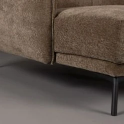 Dutchbone Fauteuils Fauteuil Lounge En Tissu Café -Fauteuils, poufs et repose-pieds Soldes fauteuil lounge en tissu cafe 4