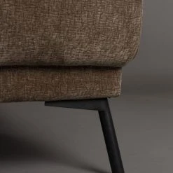 Dutchbone Fauteuils Fauteuil Lounge En Tissu Café -Fauteuils, poufs et repose-pieds Soldes fauteuil lounge en tissu cafe 5