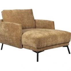 Mathi Design Poufs Tabouret Pouf Velours Vert -Fauteuils, poufs et repose-pieds Soldes fauteuil lounge en tissu camel 6