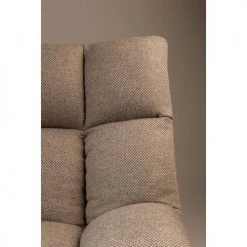 Dutchbone Fauteuils Fauteuil Lounge En Tissu Gris -Fauteuils, poufs et repose-pieds Soldes fauteuil lounge en tissu gris 4