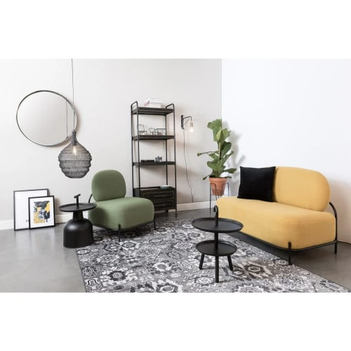 Drawer Fauteuils Fauteuil Lounge En Tissu Vert 2 Drawer Fauteuils Fauteuil Lounge En Tissu Vert – Image 2