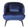Artecosy Fauteuils Fauteuil Métal Et Métal Bleu