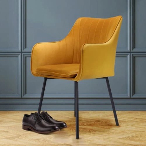 Artecosy Fauteuils Fauteuil Moutarde 2 Artecosy Fauteuils Fauteuil Moutarde – Image 2