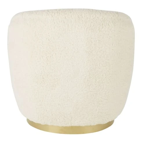 Maisons Du Monde Fauteuils Fauteuil Pivotant Imitation Fourrure écrue 4 Maisons Du Monde Fauteuils Fauteuil Pivotant Imitation Fourrure écrue – Image 4