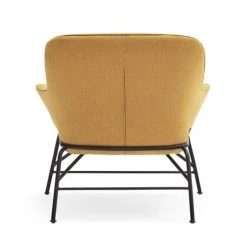TEULAT Fauteuils Fauteuil Rembourré En Moutarde Et Pied En Métal 10 TEULAT Fauteuils Fauteuil Rembourré En Moutarde Et Pied En Métal -Fauteuils, poufs et repose-pieds Soldes fauteuil rembourre en moutarde et pied en metal 4