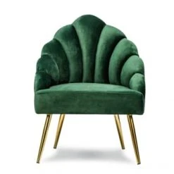 Nordlys Fauteuils Fauteuil Retro En Métal Et Velours Vert 8 Nordlys Fauteuils Fauteuil Retro En Métal Et Velours Vert -Fauteuils, poufs et repose-pieds Soldes fauteuil retro en metal et velours vert 2