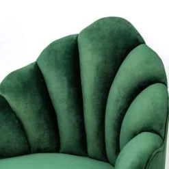Nordlys Fauteuils Fauteuil Retro En Métal Et Velours Vert 9 Nordlys Fauteuils Fauteuil Retro En Métal Et Velours Vert -Fauteuils, poufs et repose-pieds Soldes fauteuil retro en metal et velours vert 3