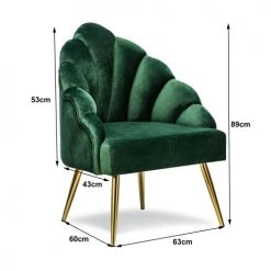 Nordlys Fauteuils Fauteuil Retro En Métal Et Velours Vert 10 Nordlys Fauteuils Fauteuil Retro En Métal Et Velours Vert -Fauteuils, poufs et repose-pieds Soldes fauteuil retro en metal et velours vert 4