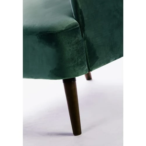 Drawer Fauteuils Fauteuil Rétro Velours Vert Forêt 3 Drawer Fauteuils Fauteuil Rétro Velours Vert Forêt – Image 3