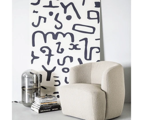 Meubles & Design Fauteuils Fauteuil Rond Avec Accoudoirs En Tissu Beige 3 Meubles & Design Fauteuils Fauteuil Rond Avec Accoudoirs En Tissu Beige – Image 3