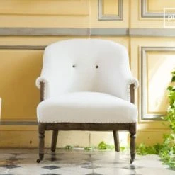 PIB Fauteuils Fauteuil Rond En Tissu Beige 8 PIB Fauteuils Fauteuil Rond En Tissu Beige -Fauteuils, poufs et repose-pieds Soldes fauteuil rond en tissu beige 2