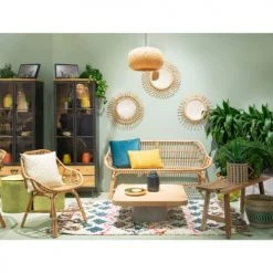 Zago Fauteuils Fauteuil Rotin Naturel -Fauteuils, poufs et repose-pieds Soldes fauteuil rotin naturel 2