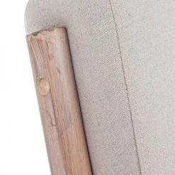 Mathi Design Fauteuils Fauteuil Scandinave Tissu Crème -Fauteuils, poufs et repose-pieds Soldes fauteuil scandinave tissu creme 4