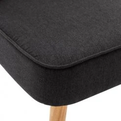 Moloo Fauteuils Fauteuil Scandinave Tissu Gris Pieds Bois -Fauteuils, poufs et repose-pieds Soldes fauteuil scandinave tissu gris pieds bois 9