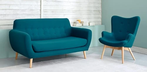 Maisons Du Monde Fauteuils Fauteuil Style Scandinave Bleu Pétrole 5 Maisons Du Monde Fauteuils Fauteuil Style Scandinave Bleu Pétrole – Image 5