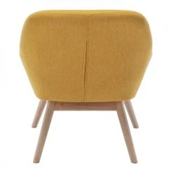 Moloo Fauteuils Fauteuil Tissu Curry Pieds Bois -Fauteuils, poufs et repose-pieds Soldes fauteuil tissu curry pieds bois 2