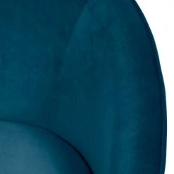 Zago Fauteuils Fauteuil Velours Bleu Foncé -Fauteuils, poufs et repose-pieds Soldes fauteuil velours bleu fonce 5