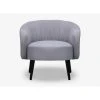 Artecosy Fauteuils Fauteuil Velours Gris