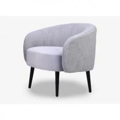 Artecosy Fauteuils Fauteuil Velours Gris -Fauteuils, poufs et repose-pieds Soldes fauteuil velours gris 2