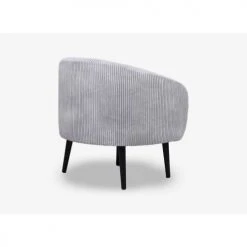 Artecosy Fauteuils Fauteuil Velours Gris -Fauteuils, poufs et repose-pieds Soldes fauteuil velours gris 3