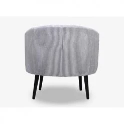 Artecosy Fauteuils Fauteuil Velours Gris -Fauteuils, poufs et repose-pieds Soldes fauteuil velours gris 5