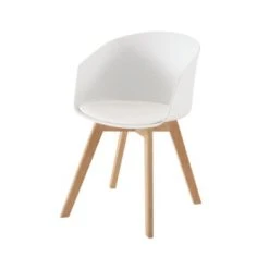 Maisons Du Monde Fauteuils Fauteuil Vintage Blanc -Fauteuils, poufs et repose-pieds Soldes fauteuil vintage blanc calvin 1000 12 40 176217 1 1