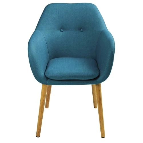 Maisons Du Monde Assises Fauteuil Vintage Bleu 3 Maisons Du Monde Assises Fauteuil Vintage Bleu – Image 3