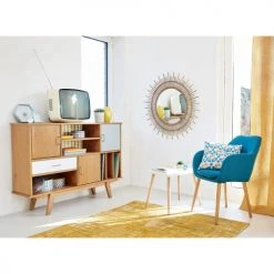 Maisons Du Monde Assises Fauteuil Vintage Bleu 10 Maisons Du Monde Assises Fauteuil Vintage Bleu -Fauteuils, poufs et repose-pieds Soldes fauteuil vintage bleu 1000 13 24 165746 6