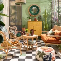 Maisons Du Monde Fauteuils Fauteuil Vintage En Rotin -Fauteuils, poufs et repose-pieds Soldes fauteuil vintage en rotin 1000 7 20 209940 6