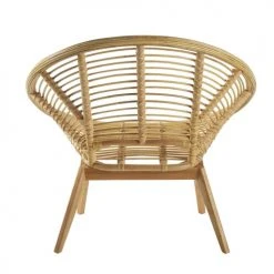 Maisons Du Monde Fauteuils Fauteuil Vintage En Rotin Et Mindi -Fauteuils, poufs et repose-pieds Soldes fauteuil vintage en rotin et mindi 1000 5 27 210890 3