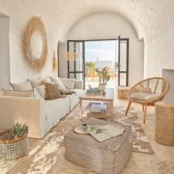 Maisons Du Monde Fauteuils Fauteuil Vintage En Rotin Et Mindi -Fauteuils, poufs et repose-pieds Soldes fauteuil vintage en rotin et mindi 1000 5 27 210890 7