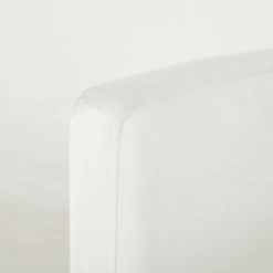 Maisons Du Monde Fauteuils Fauteuil Vintage En Velours Blanc -Fauteuils, poufs et repose-pieds Soldes fauteuil vintage en velours blanc 1000 16 15 187016 3