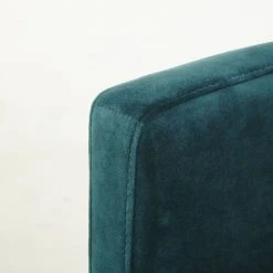 Maisons Du Monde Assises Fauteuil Vintage En Velours Bleu Canard -Fauteuils, poufs et repose-pieds Soldes fauteuil vintage en velours bleu canard 1000 13 22 187761 4