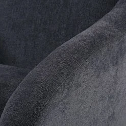 Maisons Du Monde Fauteuils Fauteuil Vintage En Velours Gris Et Métal -Fauteuils, poufs et repose-pieds Soldes fauteuil vintage en velours gris et metal 1000 16 20 165783 3