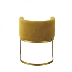 Maisons Du Monde Assises Fauteuil Vintage En Velours Jaune Moutarde -Fauteuils, poufs et repose-pieds Soldes fauteuil vintage en velours jaune moutarde 1000 14 13 187014 5
