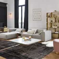 Maisons Du Monde Fauteuils Fauteuil Vintage En Velours Rose Poudré -Fauteuils, poufs et repose-pieds Soldes fauteuil vintage en velours rose poudre 1000 13 11 196278 7