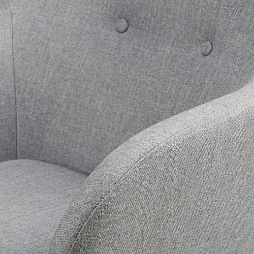 Maisons Du Monde Assises Fauteuil Vintage Gris Clair 3 Maisons Du Monde Assises Fauteuil Vintage Gris Clair – Image 3