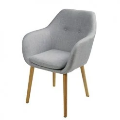 Maisons Du Monde Assises Fauteuil Vintage Gris Clair