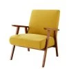 Maisons Du Monde Fauteuils Fauteuil Vintage Jaune Moutarde